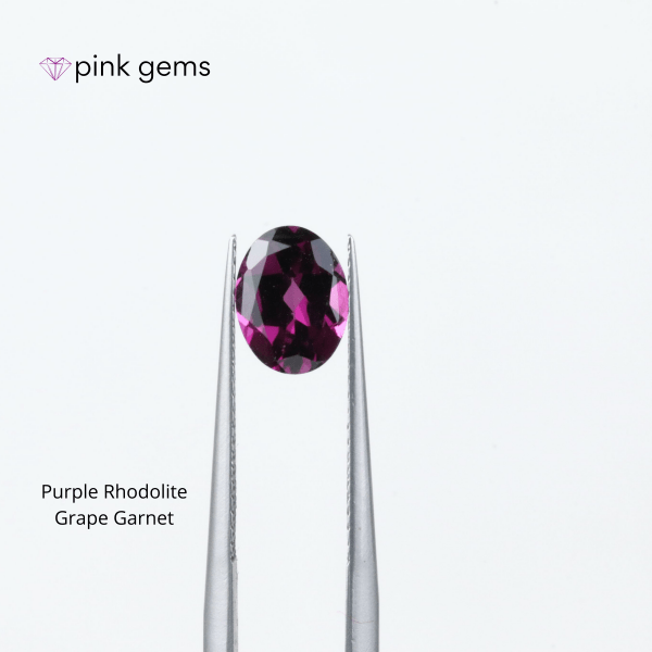 Rhodolite - purple garnet (grape garnet) - [5x7/6x8/7x9 mm] oval - bulk - pink gems