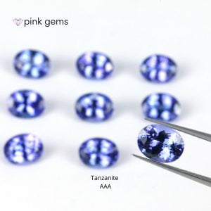 Tanzanite aaa - [7x5/7x9 mm] oval - bulk - pink gems