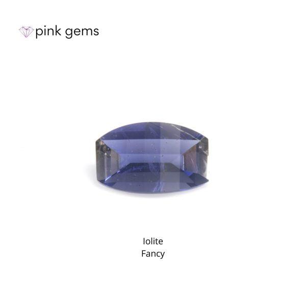 Iolite - designer cut - pink gems
