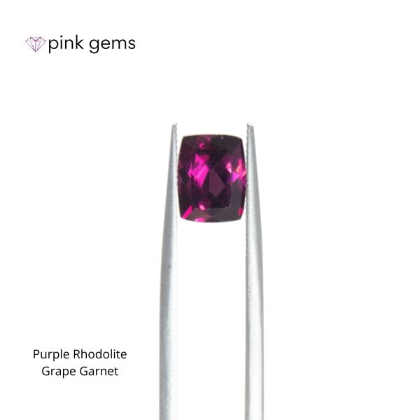 Rhodolite - purple garnet (grape garnet) - [5x7/6x8/7x9 mm] cushion - bulk - pink gems