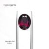 Rhodolite purple garnet, 7. 05cts, oval, luxury - pink gems